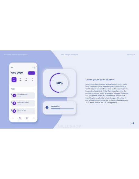 Neumorphism Design design ppt