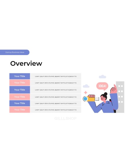 Startup Business Ideas Business Presentation Templates