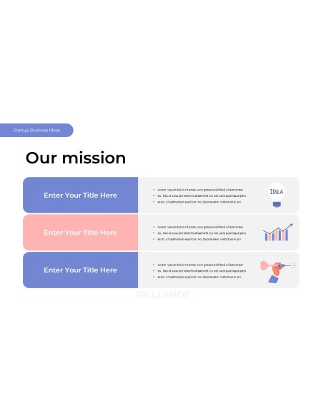 Startup Business Ideas Business Presentation Templates