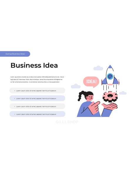 Startup Business Ideas Business Presentation Templates