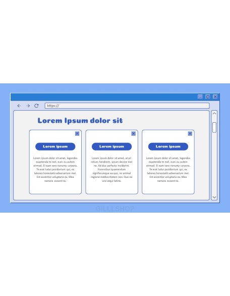 Retro Web Browser business proposal layout