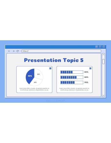 Retro Web Browser business proposal layout