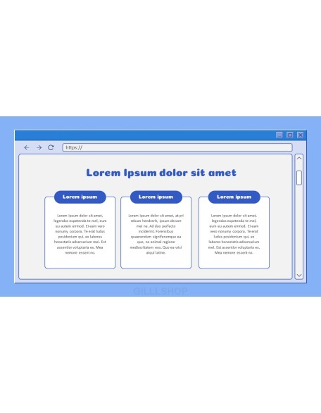 Retro Web Browser business proposal layout
