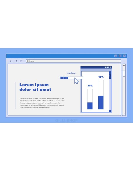 Retro Web Browser business proposal layout