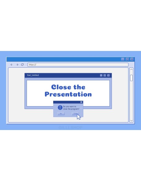 Retro Web Browser business proposal layout