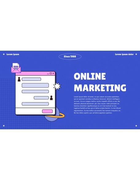 Online Marketing pitchdeck powerpoint