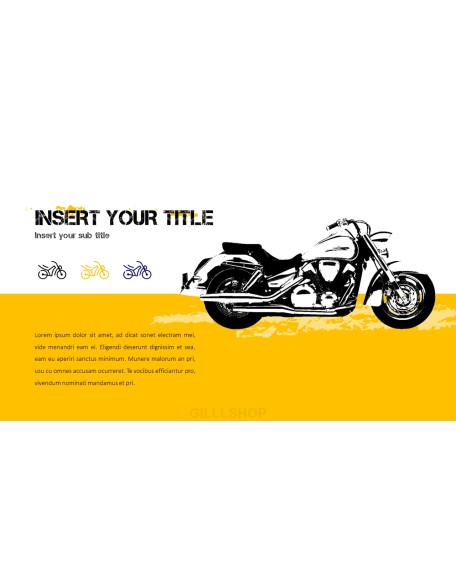 Motorcycle PowerPoint Templates Design