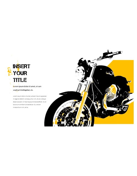 Motorcycle PowerPoint Templates Design