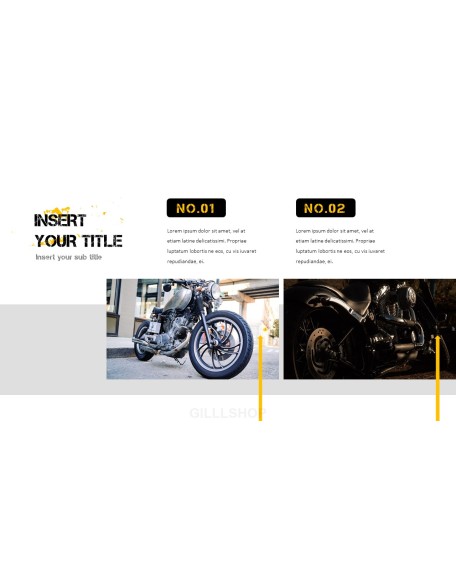 Motorcycle PowerPoint Templates Design