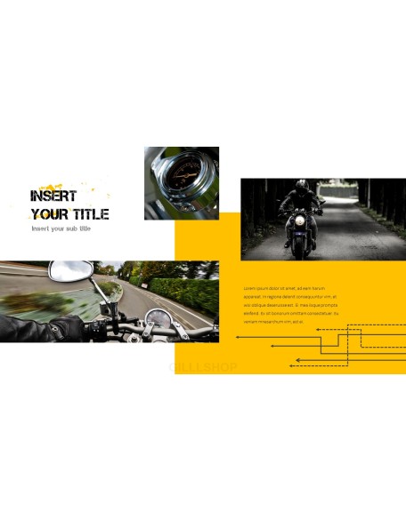 Motorcycle PowerPoint Templates Design