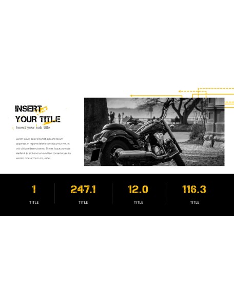Motorcycle PowerPoint Templates Design