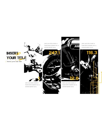 Motorcycle PowerPoint Templates Design