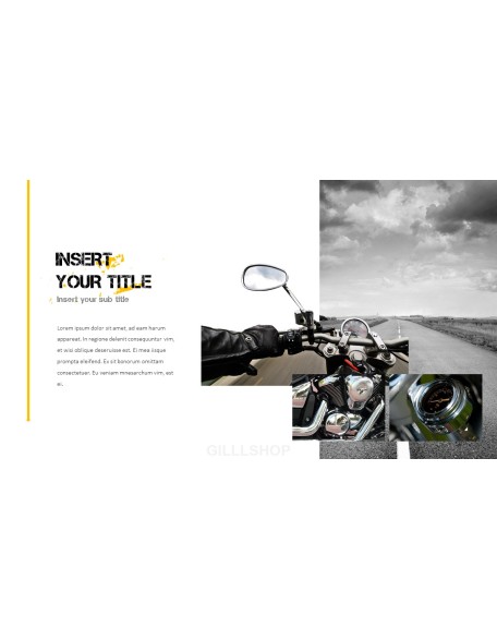 Motorcycle PowerPoint Templates Design
