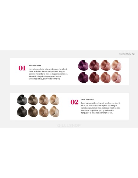 Best Hair Styling Tips PowerPoint Format