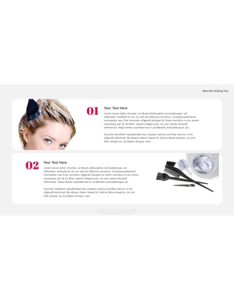 Best Hair Styling Tips PowerPoint Format