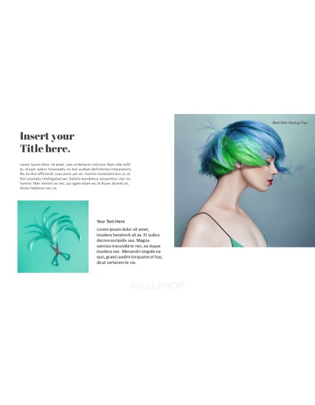 Best Hair Styling Tips PowerPoint Format