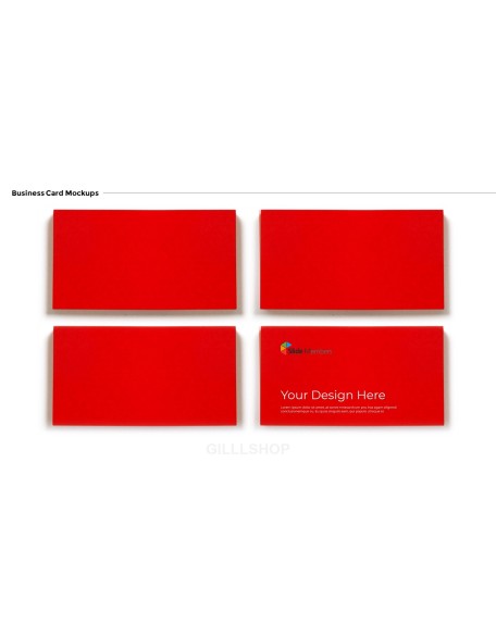 Business Card Mockups Modern PPT Templates