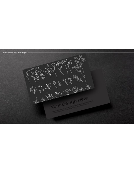 Business Card Mockups Modern PPT Templates
