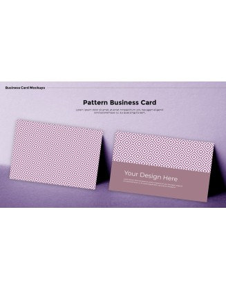 Business Card Mockups Modern PPT Templates