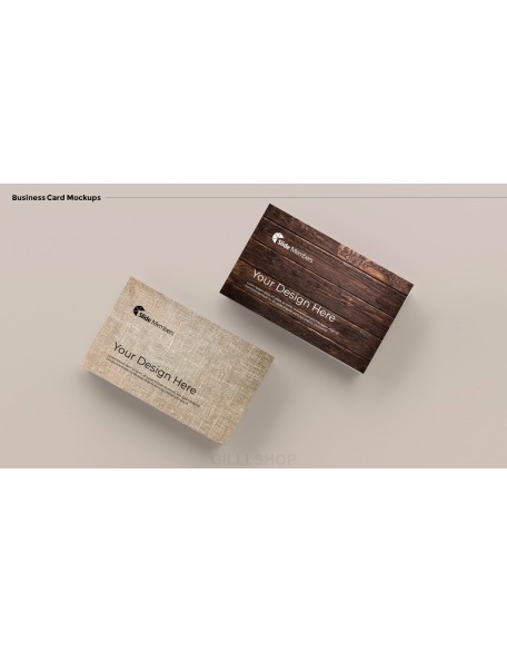 Business Card Mockups Modern PPT Templates