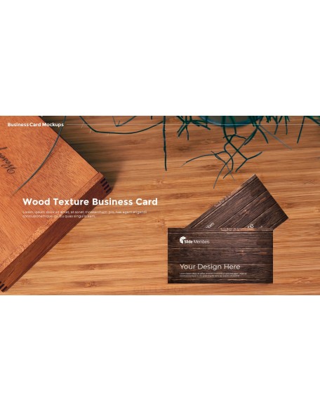 Business Card Mockups Modern PPT Templates