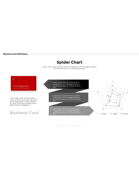 Business Card Mockups Modern PPT Templates