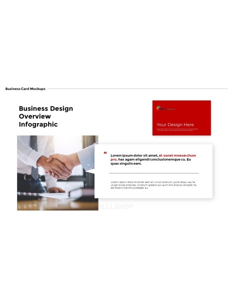 Business Card Mockups Modern PPT Templates