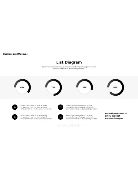 Business Card Mockups Modern PPT Templates