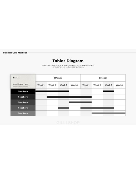 Business Card Mockups Modern PPT Templates