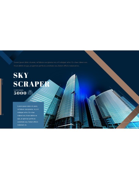 Beautiful City Skyscraper PowerPoint Proposal