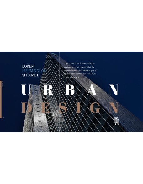 Beautiful City Skyscraper PowerPoint Proposal