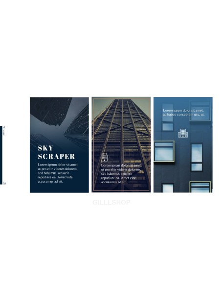 Beautiful City Skyscraper PowerPoint Proposal