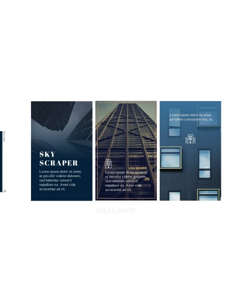 Beautiful City Skyscraper PowerPoint Proposal