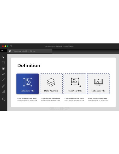 Department of Design Product Pitch Presentation Template