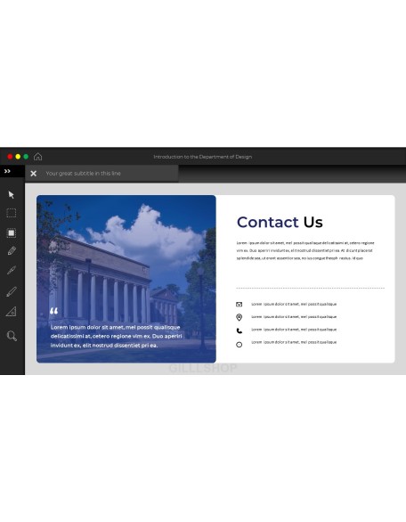 Department of Design Product Pitch Presentation Template