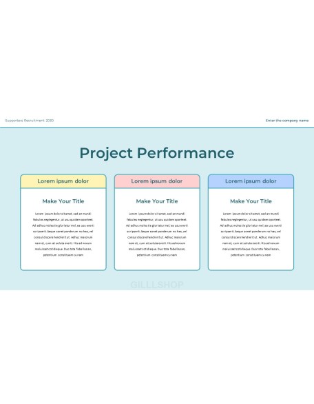 Recruitment of College Student Supporters presentation slide design