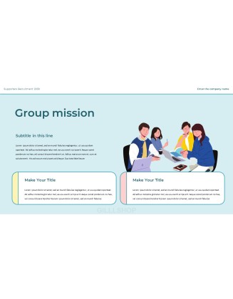 Recruitment of College Student Supporters presentation slide design