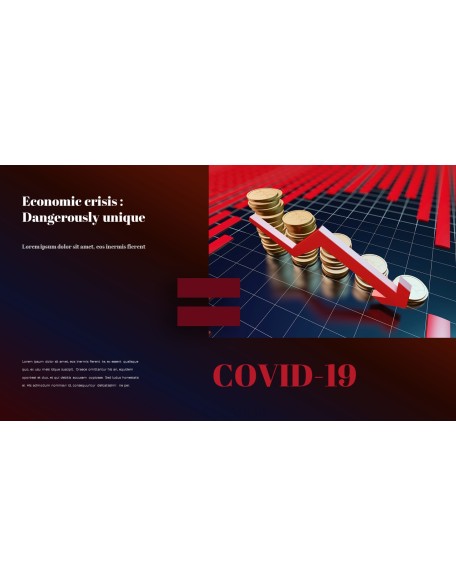 Covid-19 Economic Crisis PPT Templates Design