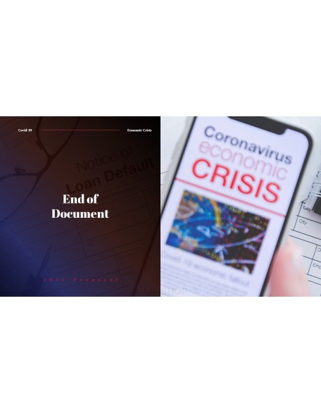 Covid-19 Economic Crisis PPT Templates Design