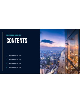 Smart Financial Management Professional PPT