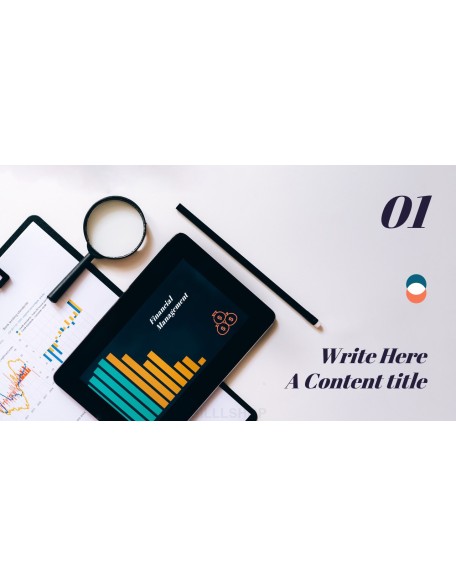 Financial management design ppt template
