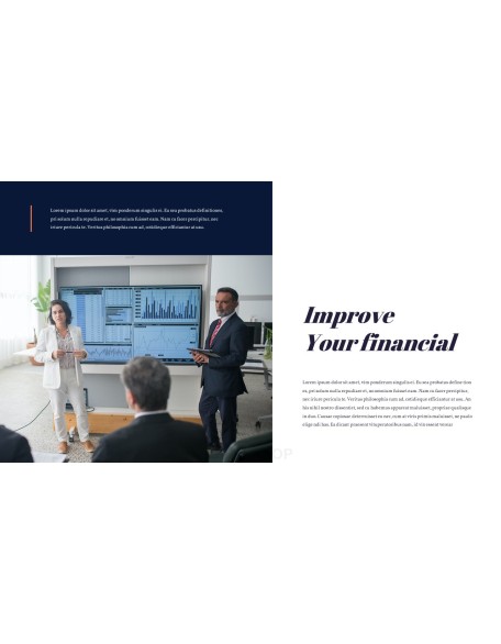 Financial management design ppt template