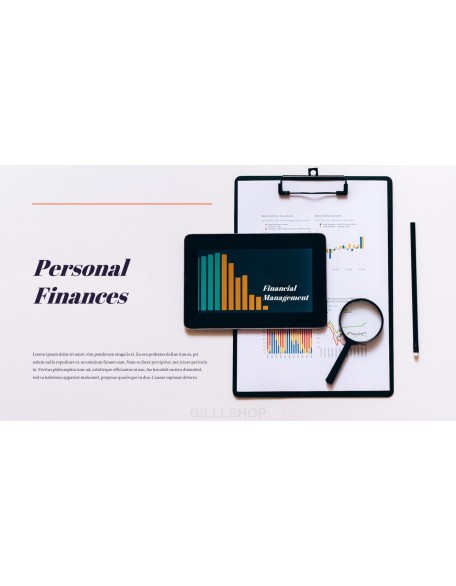 Financial management design ppt template