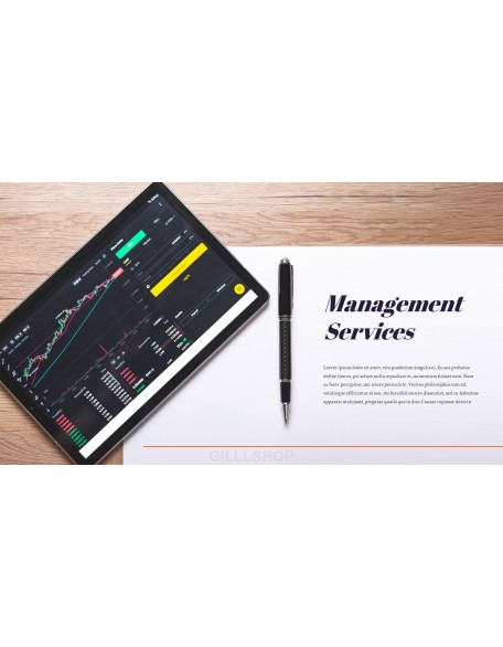 Financial management design ppt template