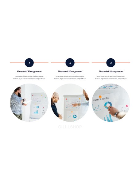 Financial management design ppt template