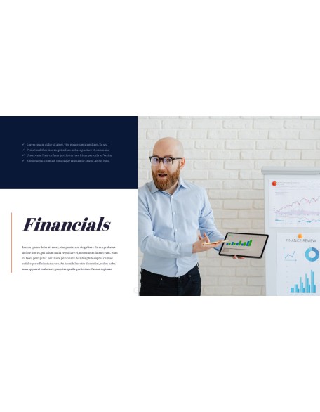 Financial management design ppt template