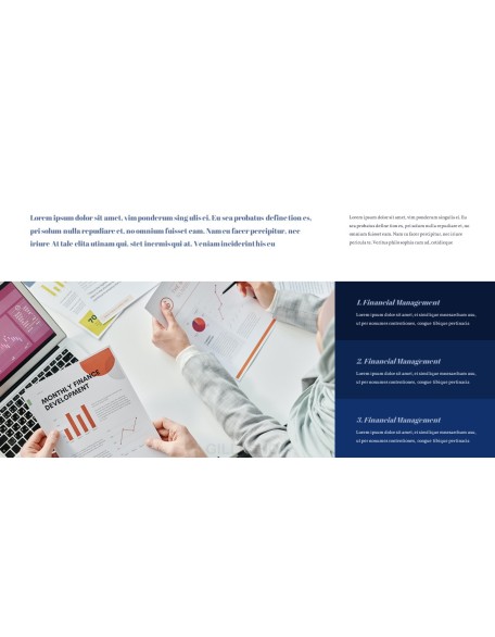 Financial management design ppt template