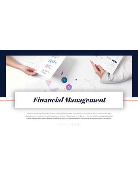 Financial management design ppt template