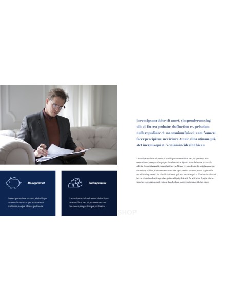 Financial management design ppt template