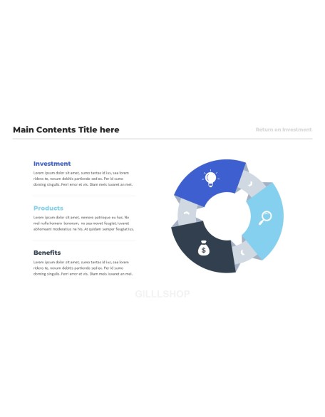 Return on Investment (ROI) ppt template ppt